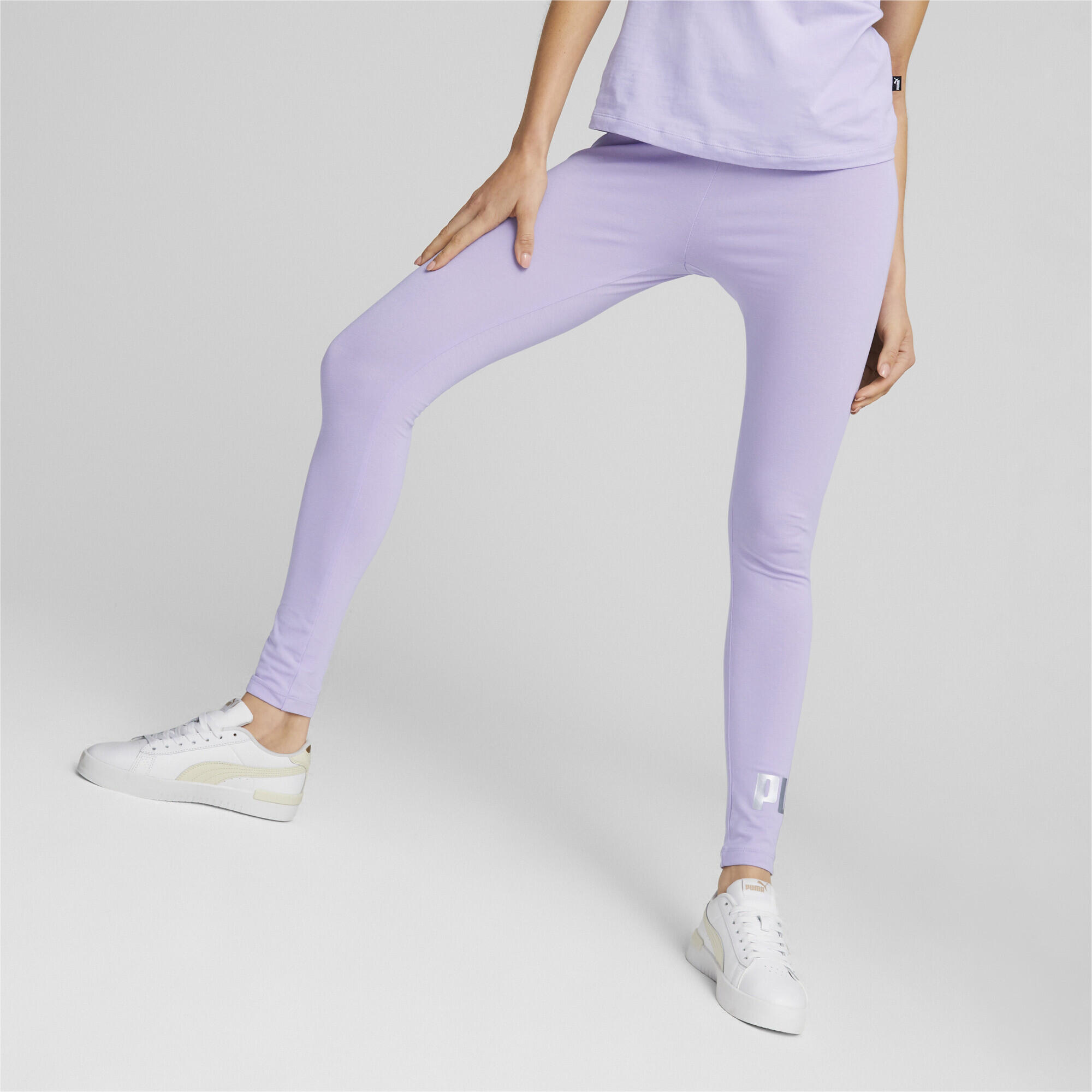 Essentials+ Metallic Leggings Damen PUMA 2/7