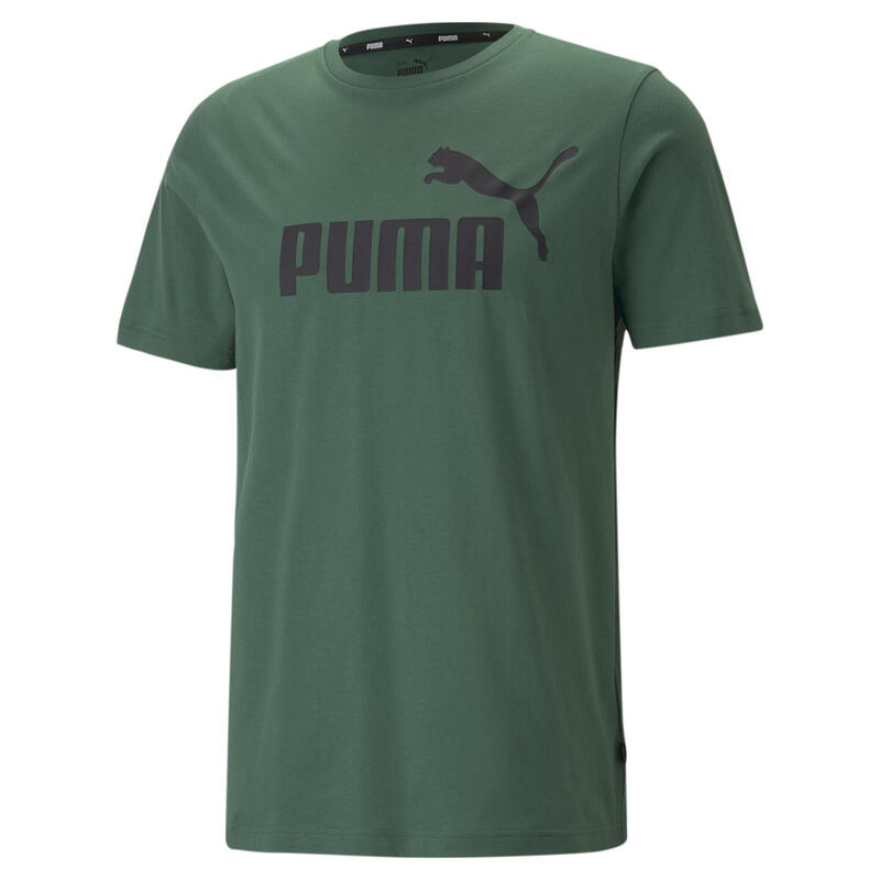 Póló Puma Essentials Logo, Zöld, Férfiak