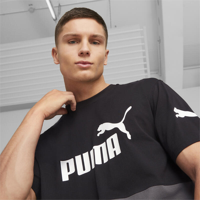 Koszulka Sportowa Męska  Puma Power Colorblock