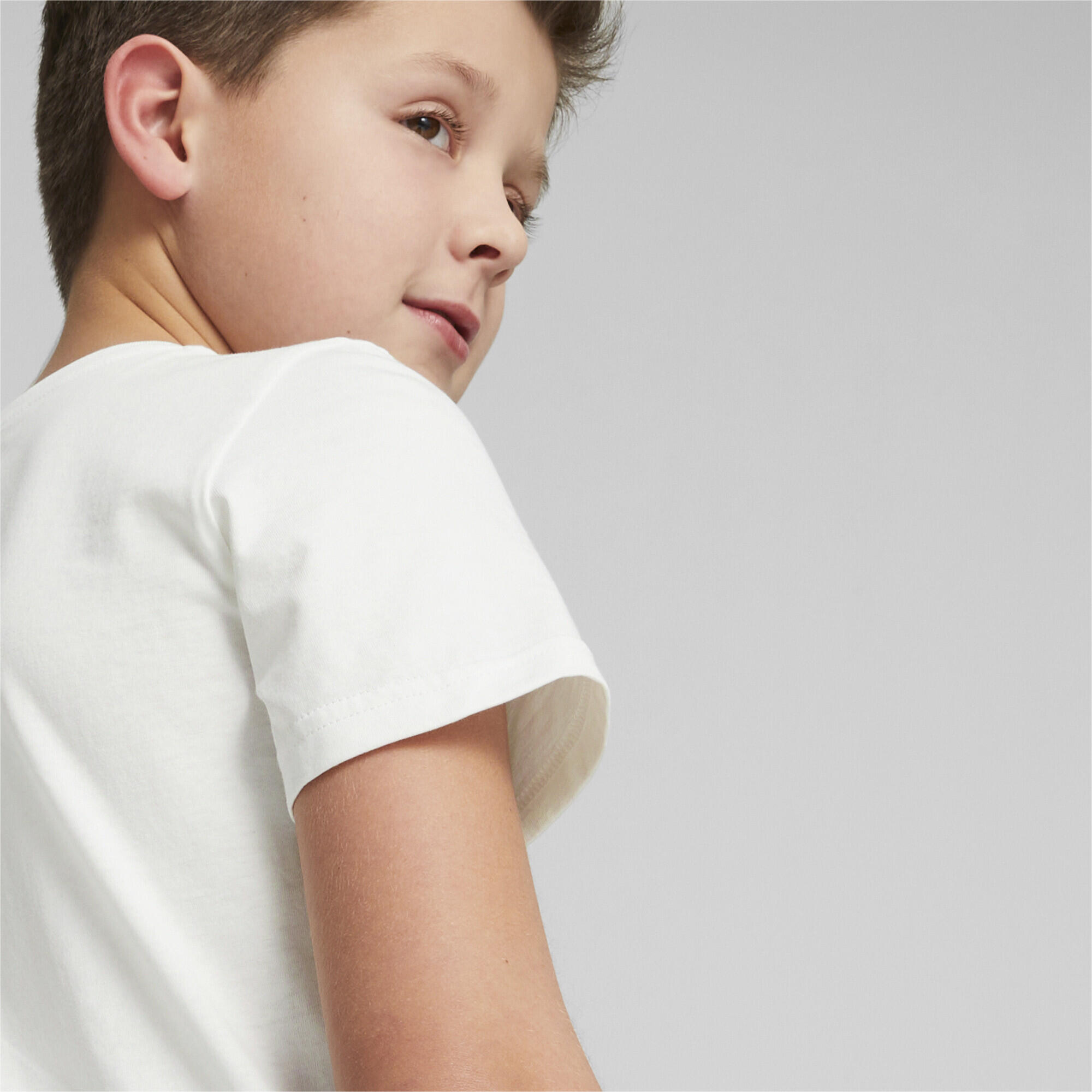 T-shirt con logo Essentials+ STREET ART da ragazzo PUMA 5/6