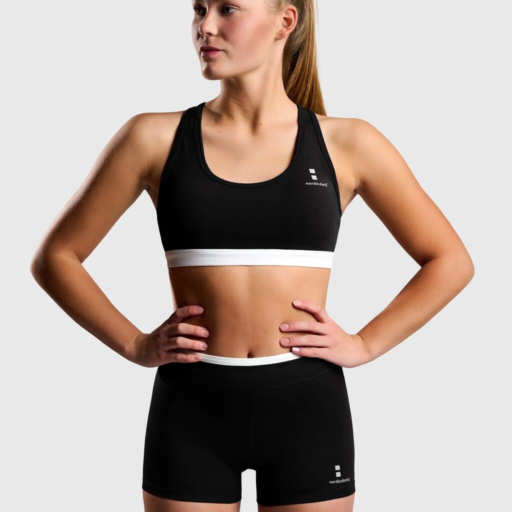 Women's Pro Sports Bra Tennis/Padel Black