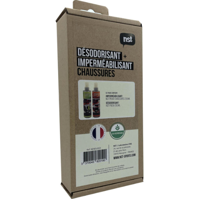 Désodorisant en Spray (250 ML) + Imperméabilisant en Spray (250ML) – Chaussures