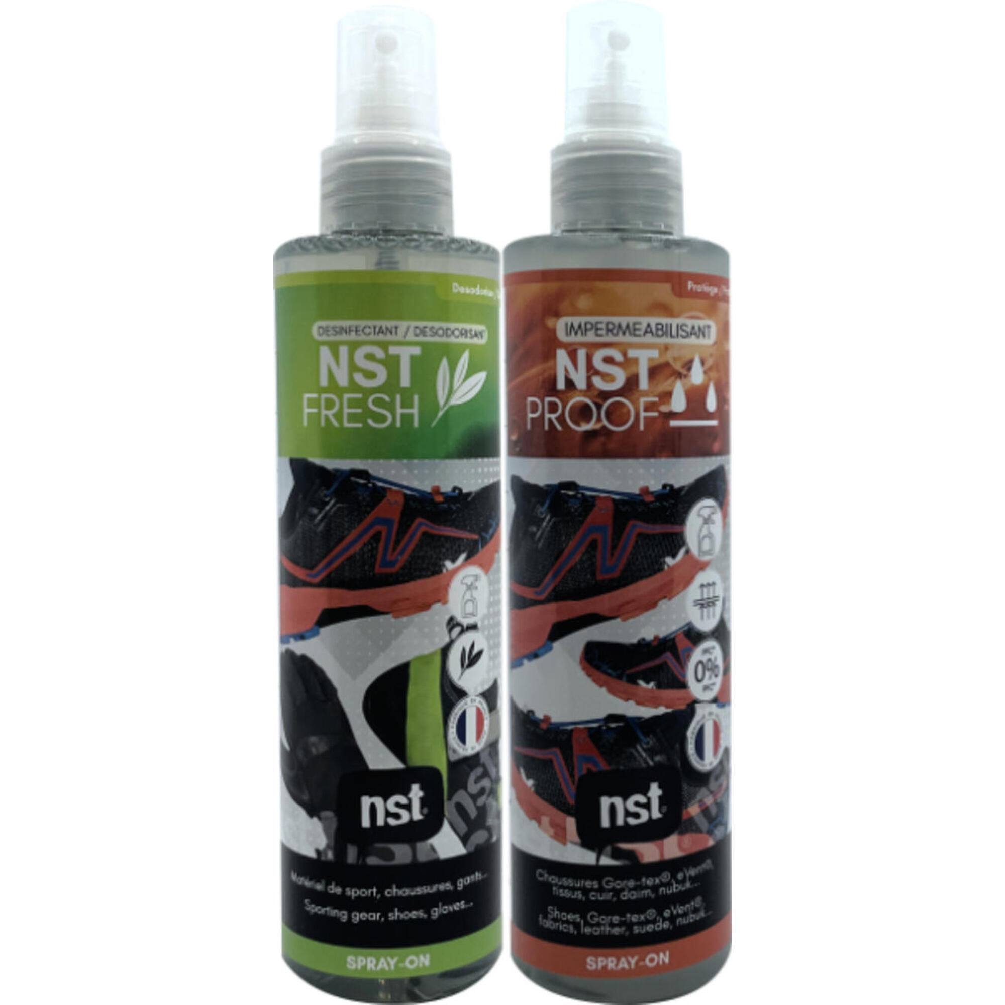 Désodorisant en Spray (250 ML) + Imperméabilisant en Spray (250ML) – Chaussures 1/4