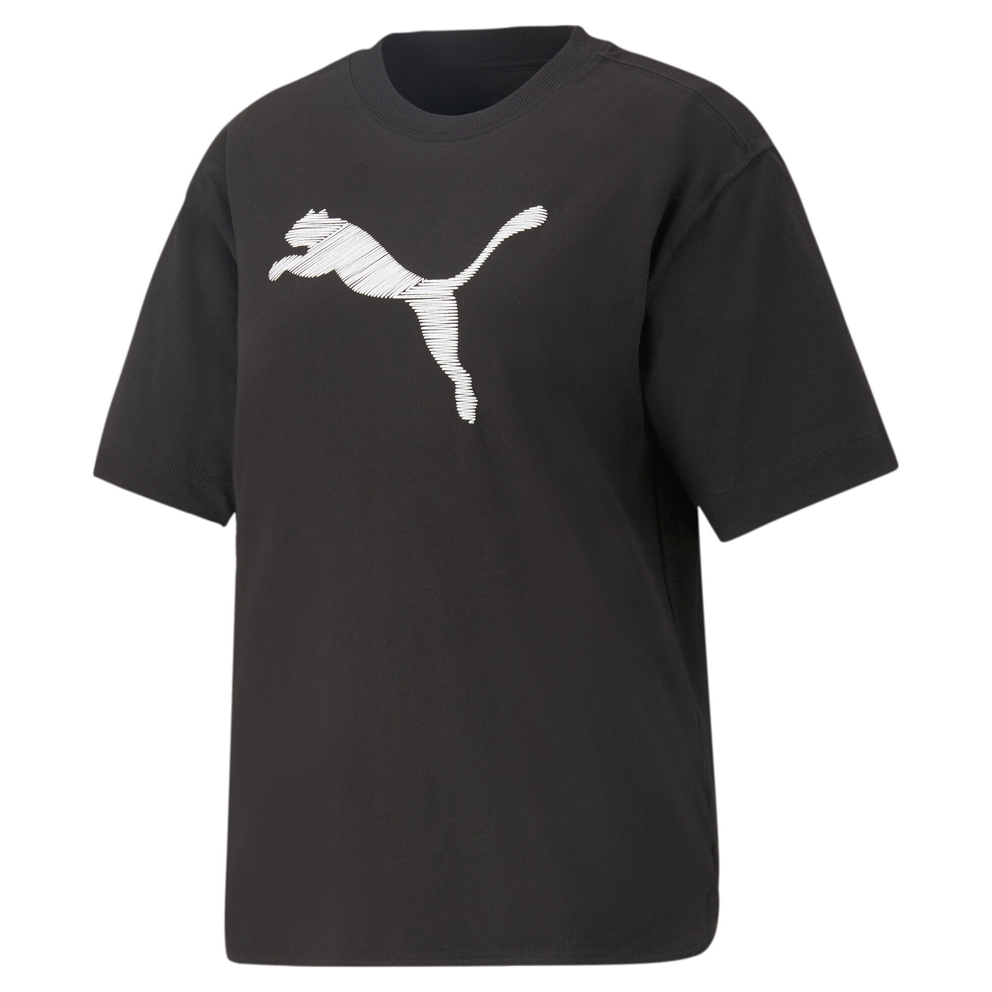 Puma - T-shirt Her Femme Puma - T-shirt Manches Courtes - Noir - 40 M - Decathlon