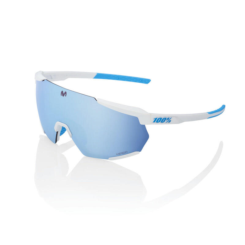 Gafas Ciclismo Movistar Team Racetrap 3.0. Lente Espejo Azul