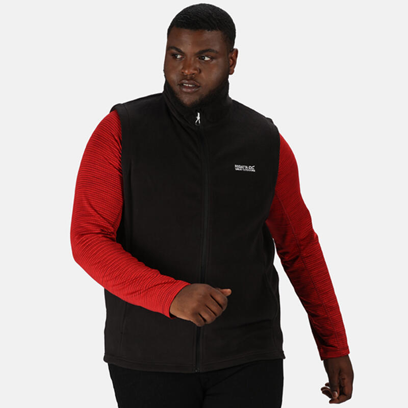 Tobias II Heren Fitness Gilet - Zwart zwart