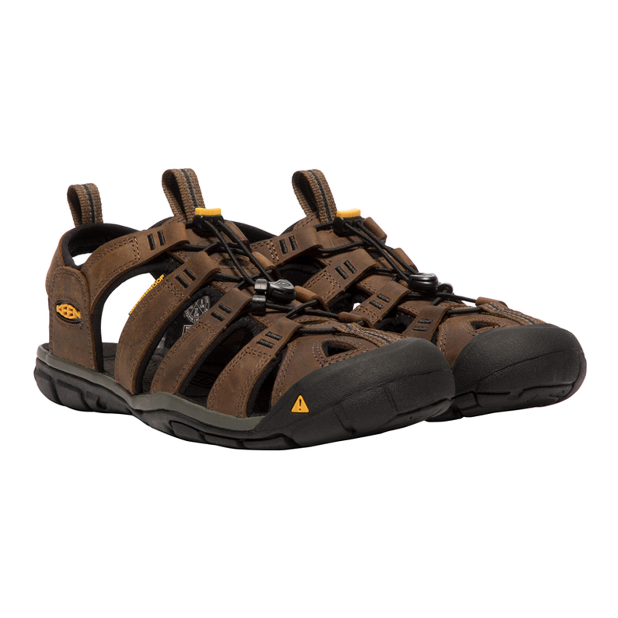 Heren CLEARWATER CNX LEATHER M Sandaal Donkereaarde/Zwart 7/7