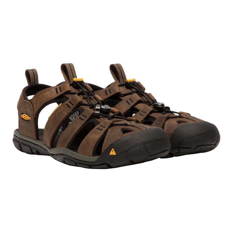 Keen Sandals 1013106 CLEARWATER CNX Leather Dark Earth Black