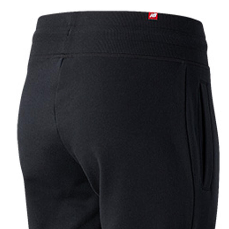 Pantalones New Balance Essentials French Terry Sweatpant, Negro, Mujer