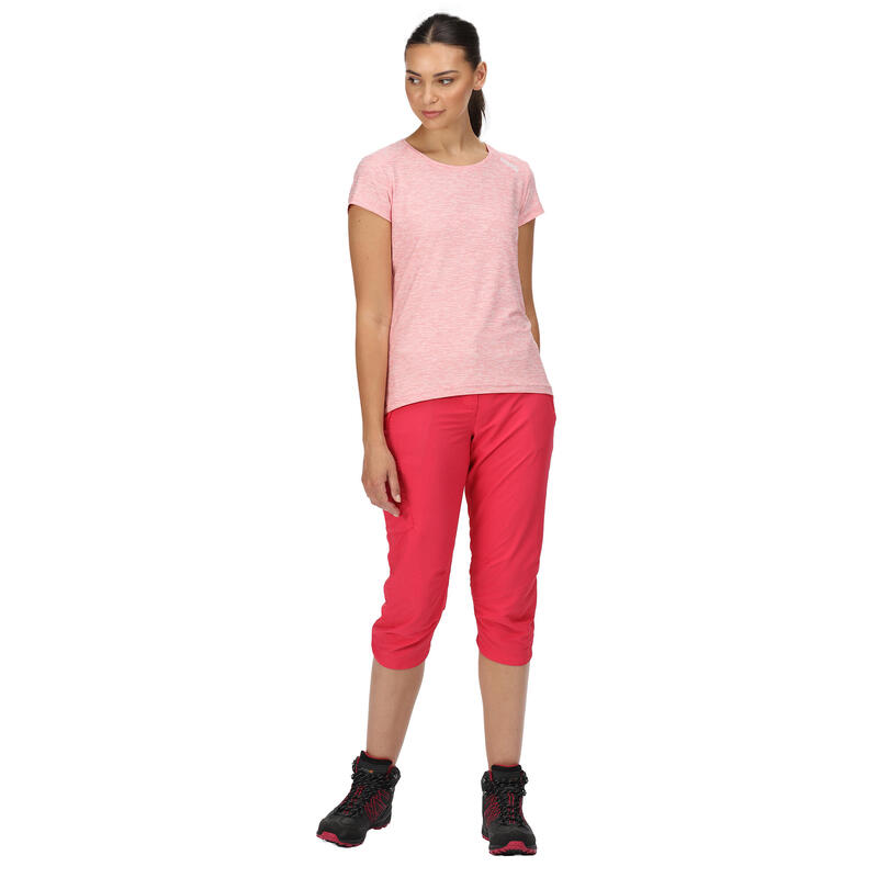 Limonite V T-shirt Fitness pour femme - Rose