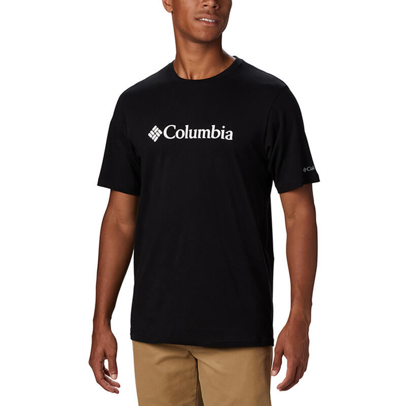 Camiseta de Manga Corta Hombre Columbia Negro