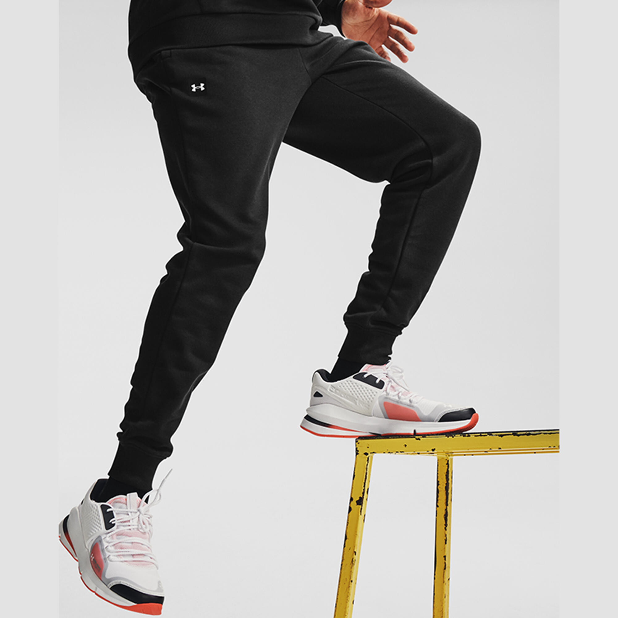 Long Sports Trousers Under Armour Rival Fleece Black 7/7