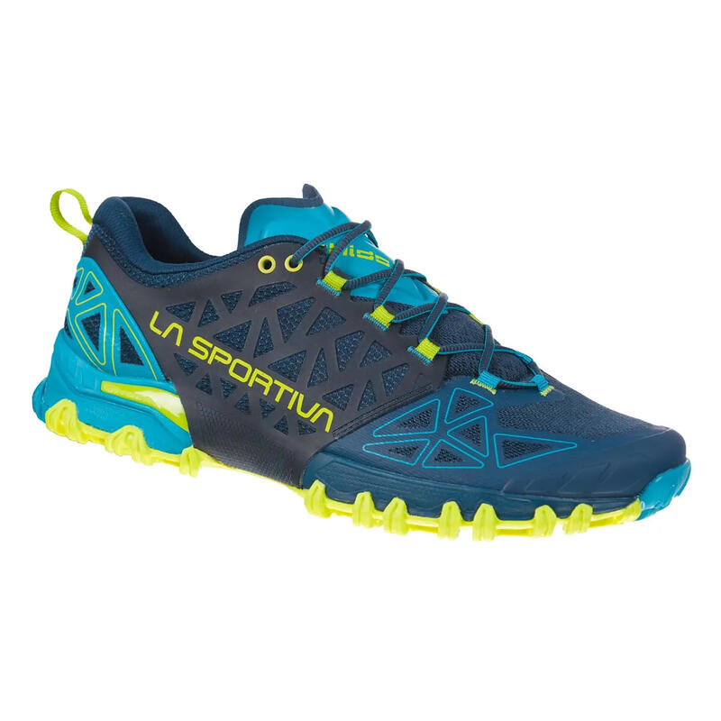 Zapatillas De Trail De Hombre La Sportiva Bushido Ii Opal/apple Green Azul