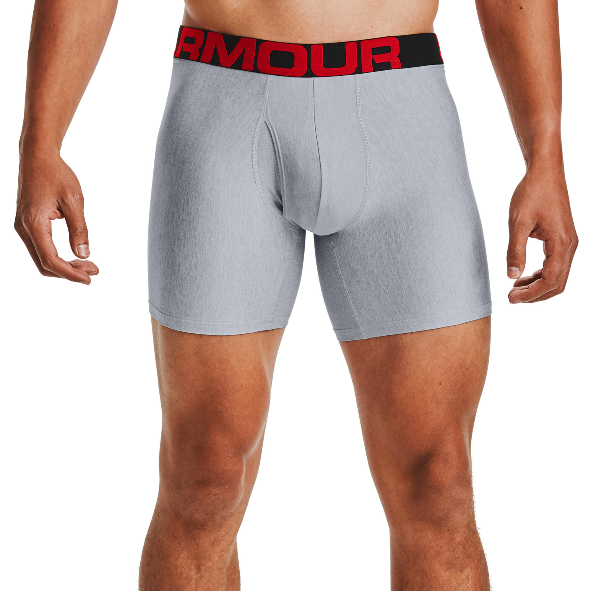 Boxer Misura Confezione 2 Uomo Under Armour Tech Grigio 7/7