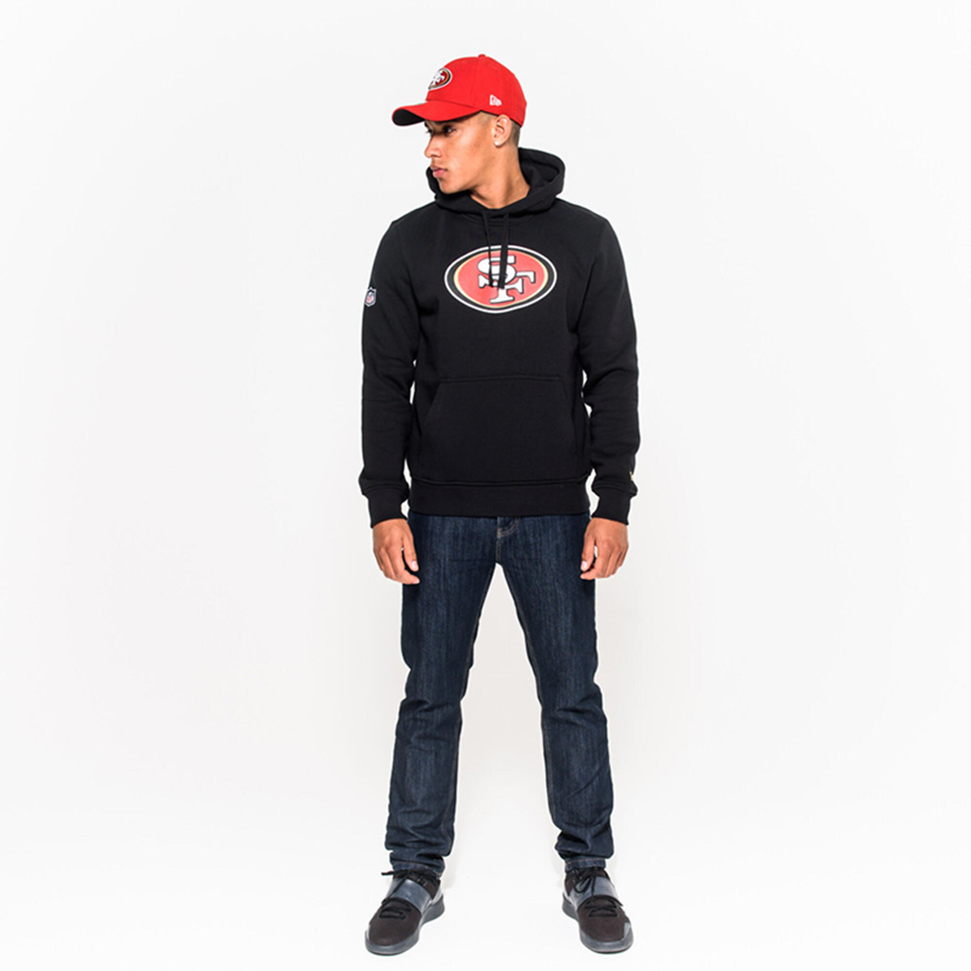 Sweat   capuche New Era  avec logo de l'équipe San Francisco 49ers 7/7