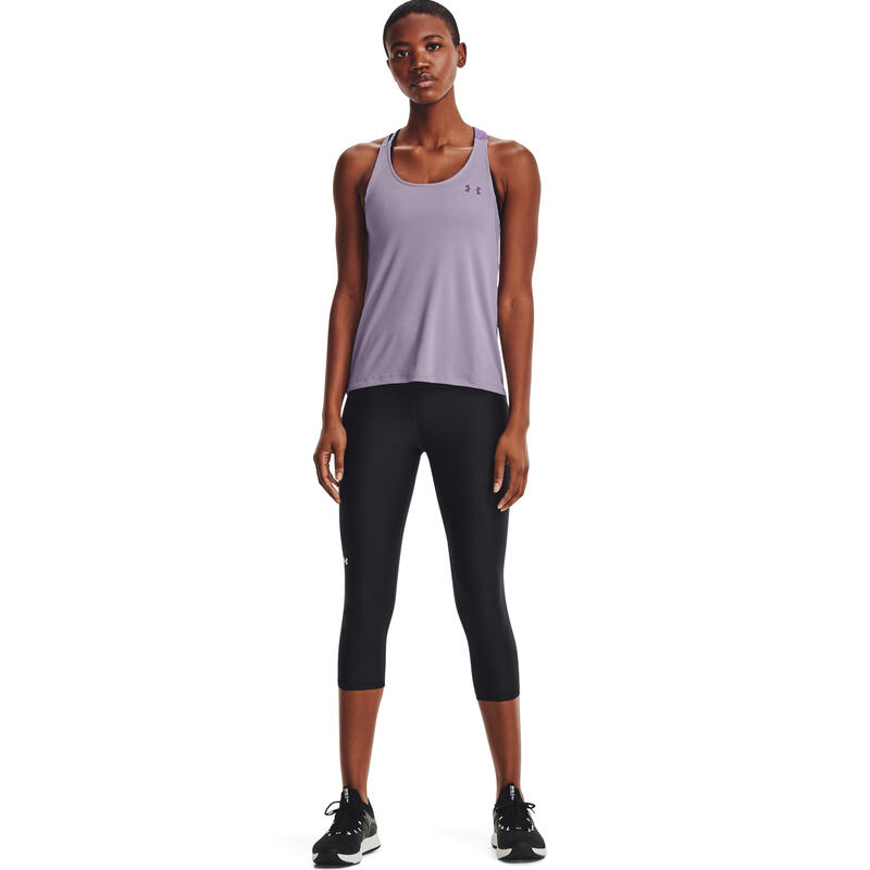 Leggings Corti Under Armour da Donna Nero