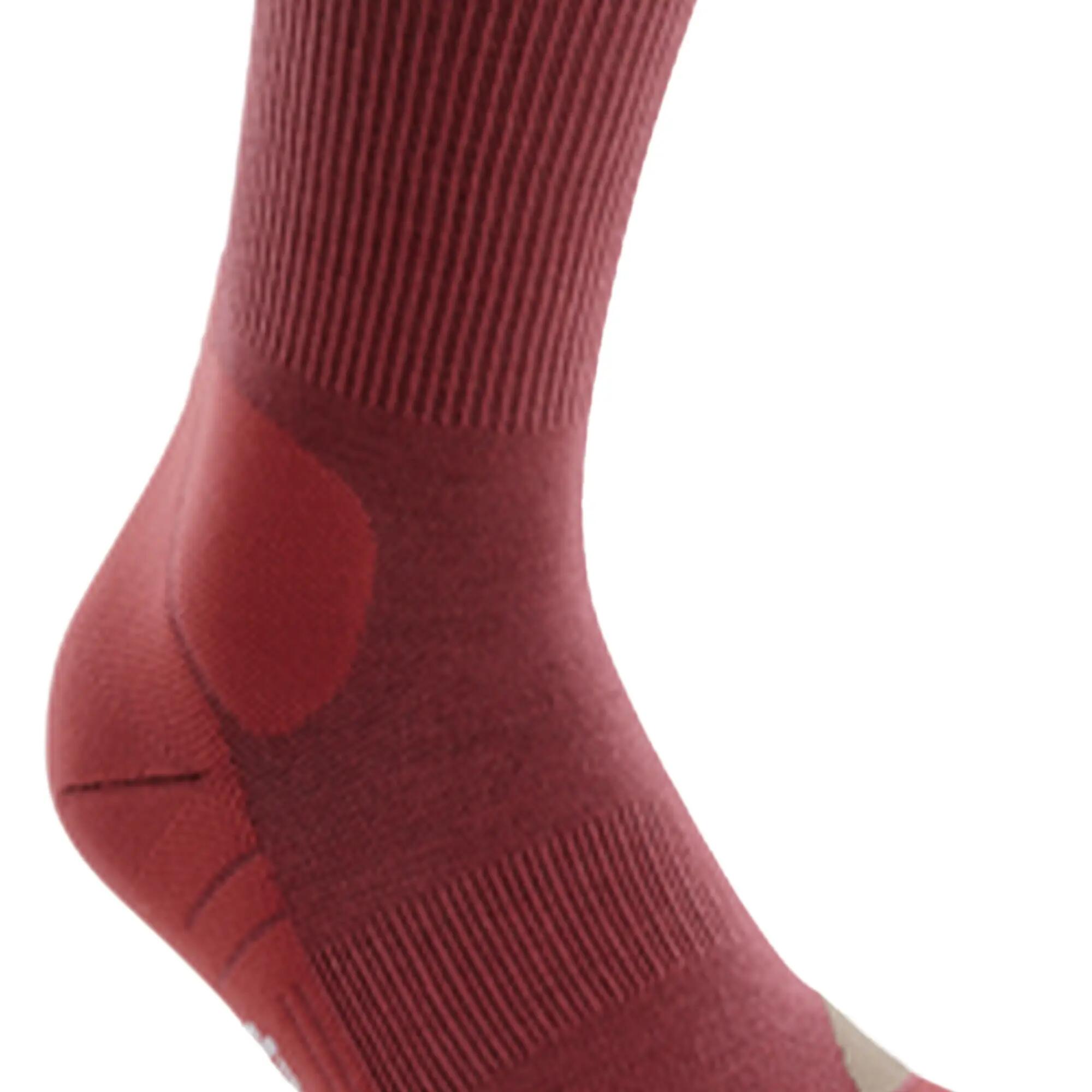Sosete compresie inalte - hiking 80`s socks tall W - berry | sand 7/7