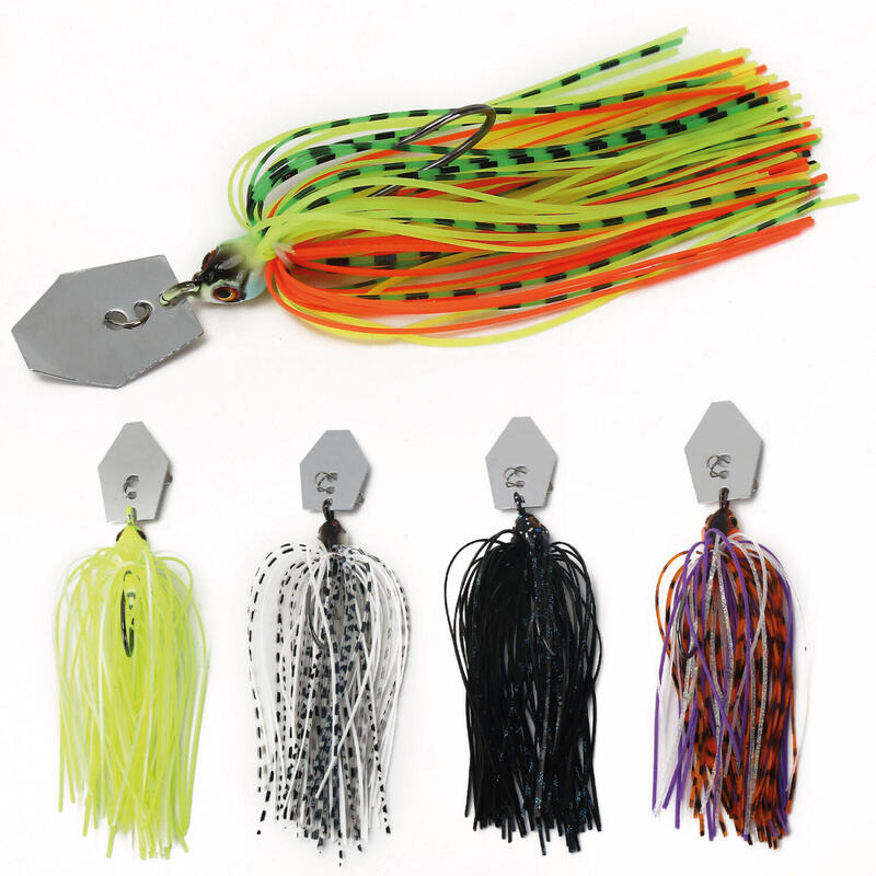 Mini Bladed Jigs Set 3,5-7g Chatter Jigheads Barsch & Zander Köder