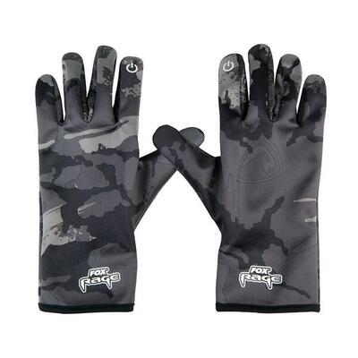 Fox rage thermal camo gloves large