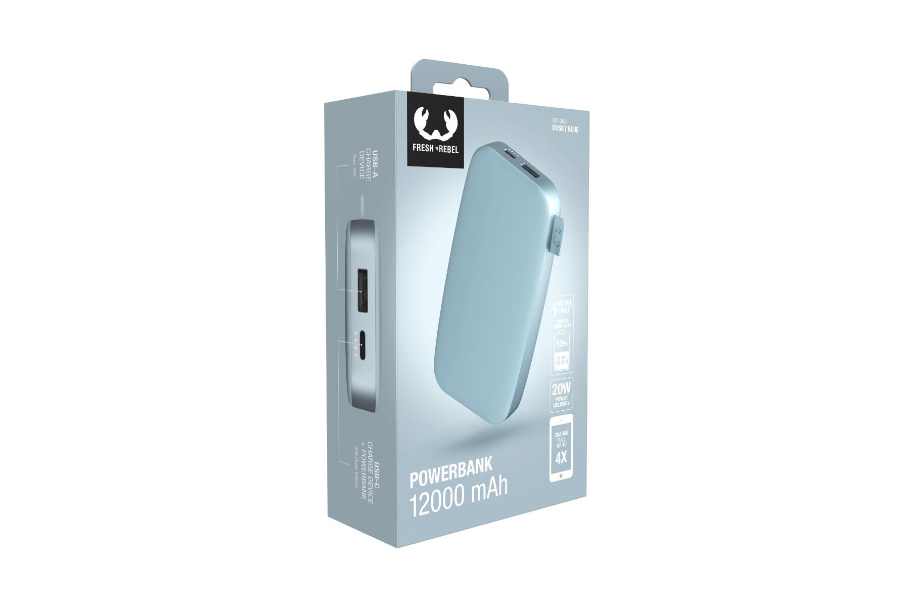 Fresh'N Rebel powerbank 12000 mAh USB-C carga ultra rápida 20W 5/5