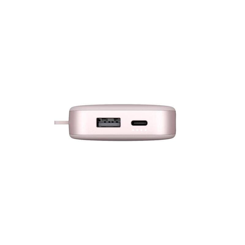 Fresh'N Rebel powerbank 12000 mAh USB-C carga ultra rápida 20W PD smokey pink