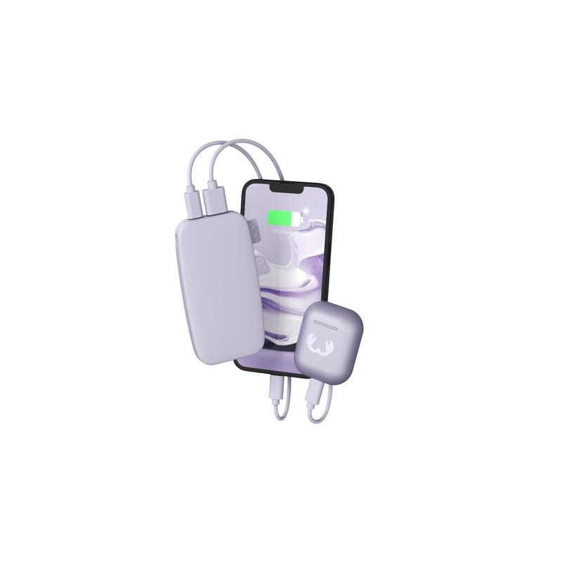 Chargeur de batterie Fresh 'n Rebel 6000 mAh USB-C - lilas