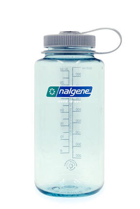 Nalgene Bouteille Sustain Tritan à Large Ouverture - 1L - Gris
