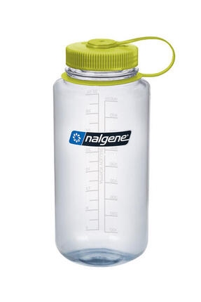 Nalgene Bouteille Sustain Tritan à Large Ouverture - 1L - Gris