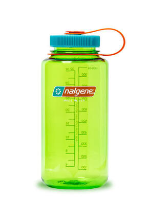 Nalgene Bouteille Sustain Tritan à Large Ouverture - 1L - Gris