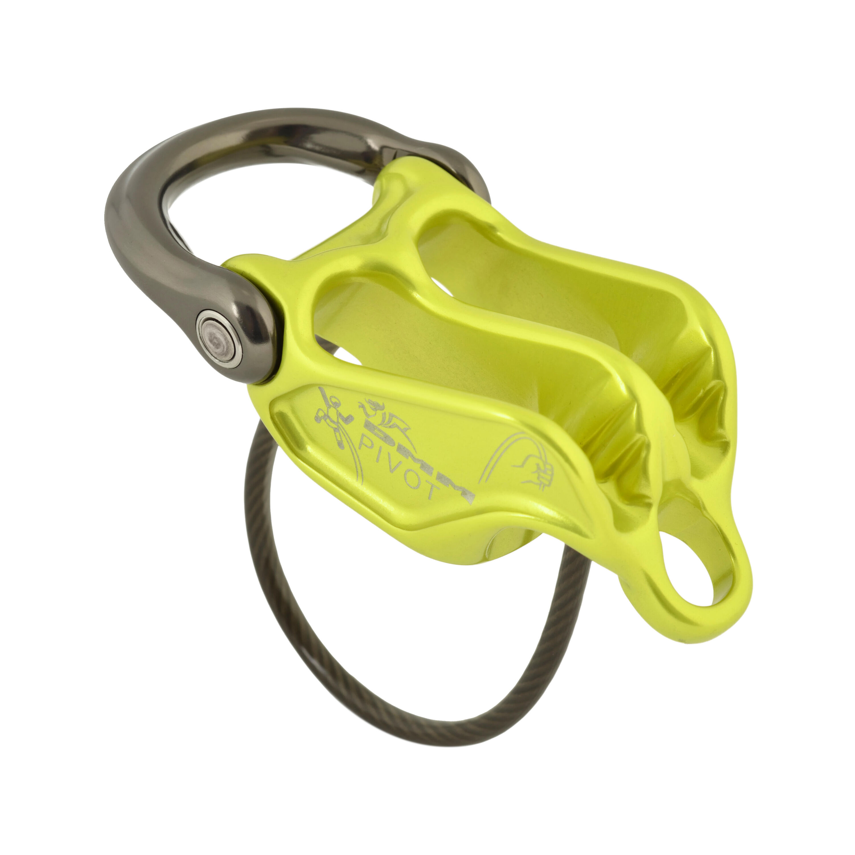 DMM Pivot Belay Device - Lime