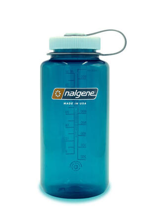 Nalgene Bouteille Sustain Tritan à Large Ouverture - 1L - Gris