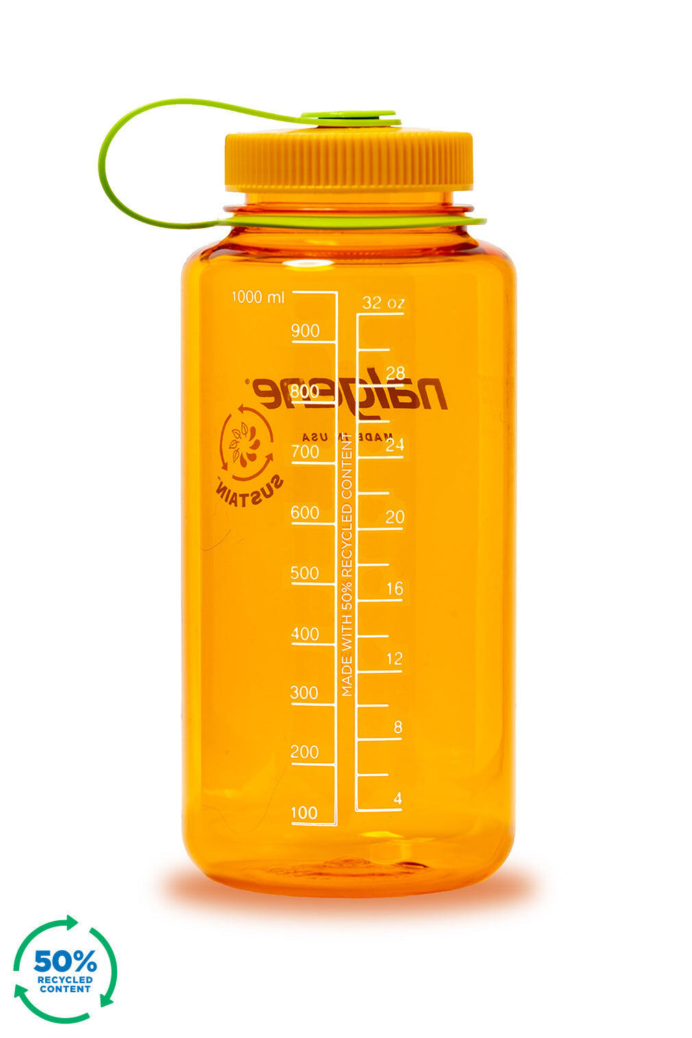 Nalgene Sustain 1 L grande ouverture - Orange 2/3