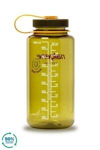 1L Wide Mouth Sustain Water Bottle - Made From 50% Plastic Waste - Olive Green 4/5