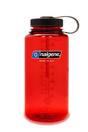 Nalgene Bouteille Sustain Tritan à Large Ouverture - 1L - Gris