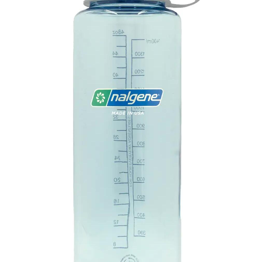 1.5L Wide Mouth Sustain Water Bottle - Made From 50% Plastic Waste - Blue Grey