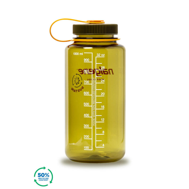 Nalgene Original- Wide-Mouth Sustain Bottle - 1L - Olive