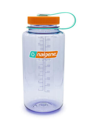 Nalgene Bouteille Sustain Tritan à Large Ouverture - 1L - Gris