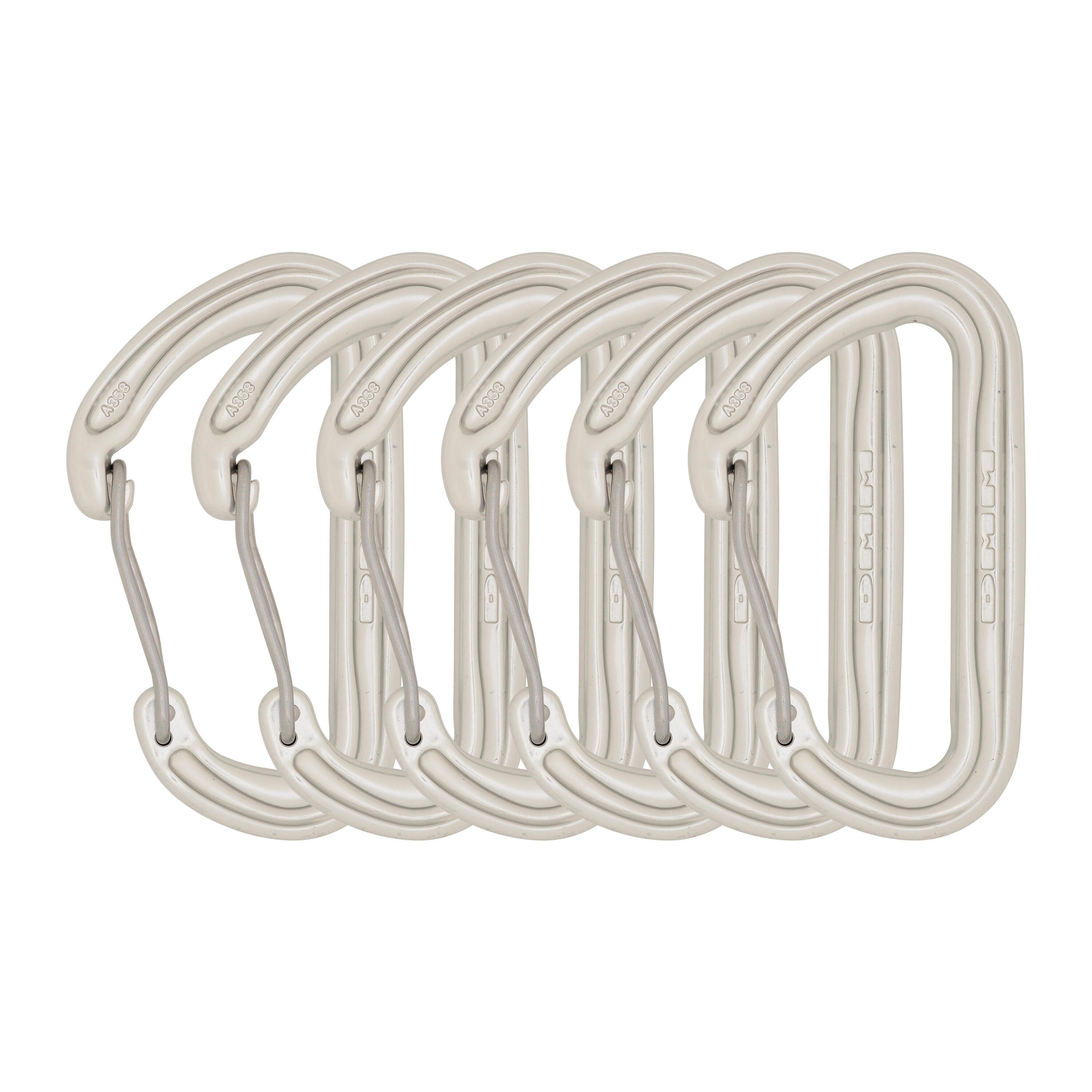 Spectre Wiregate Carabiner - 6 Pack - Silver 1/7