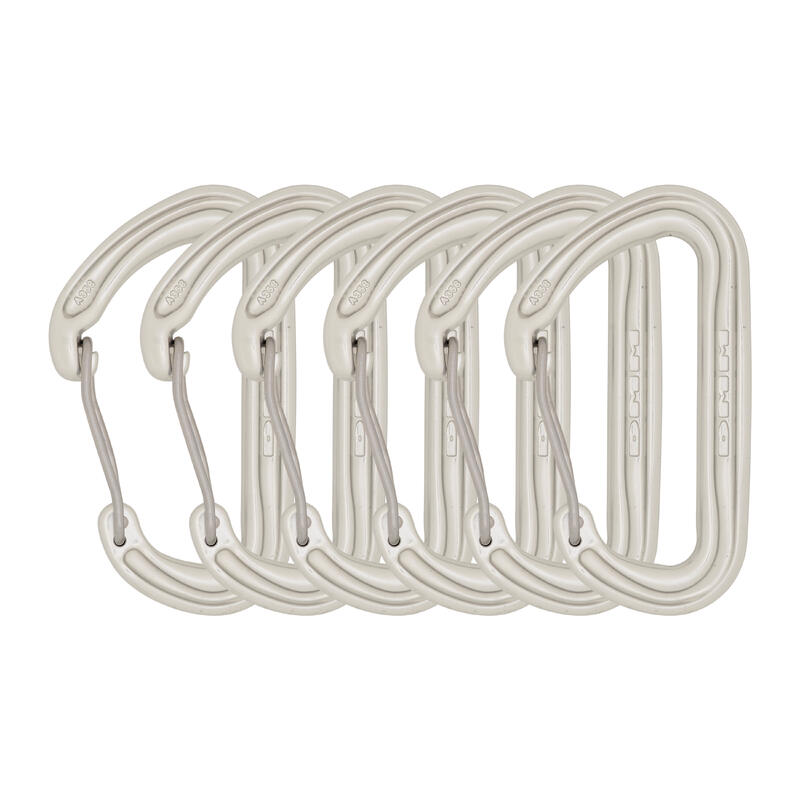 Schnappkarabiner Spectre silver 6er Set