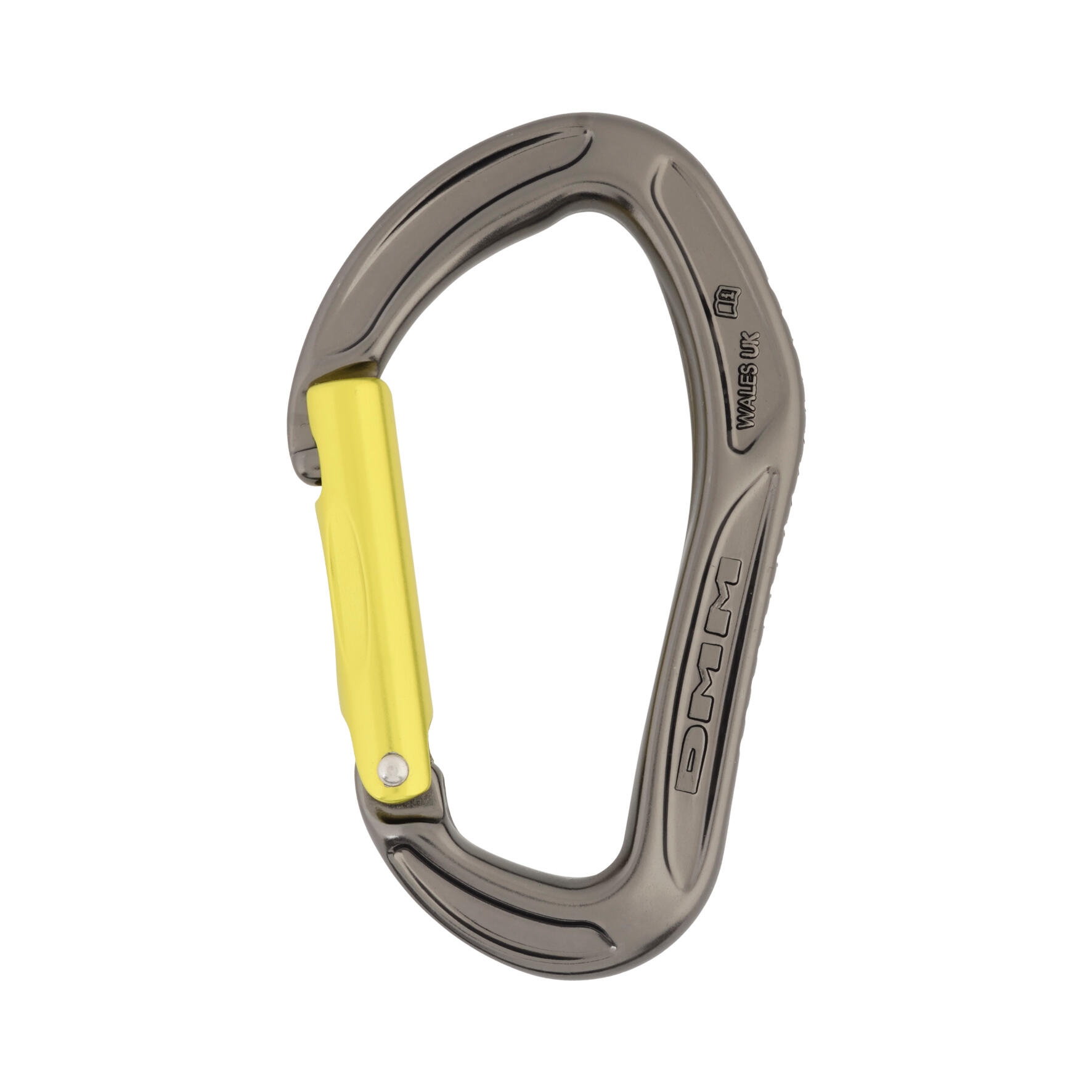 DMM Alpha Sport Straight Gate Carabiner - Titanium/Lime