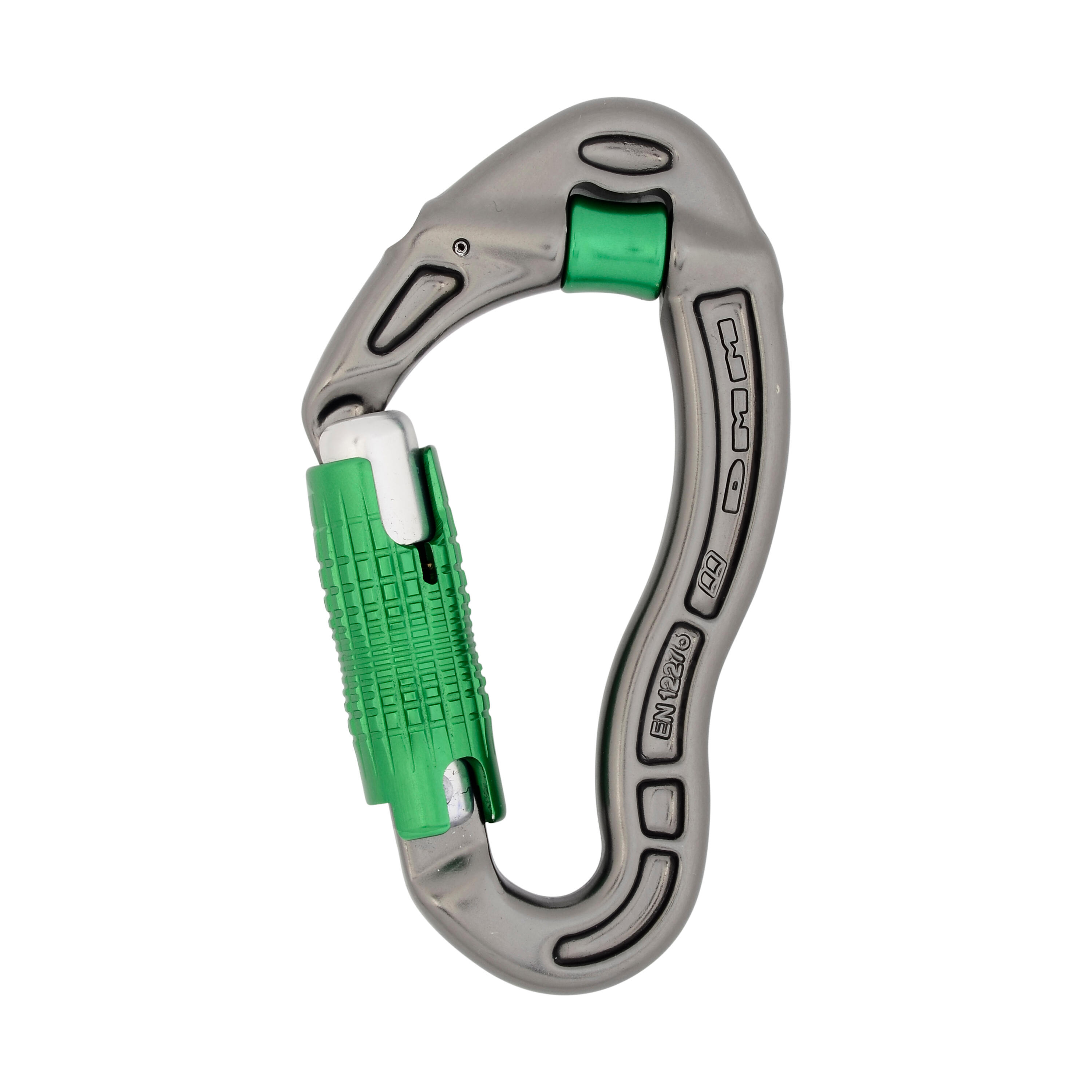 DMM Revolver Locksafe Carabiner - Titanium/Green