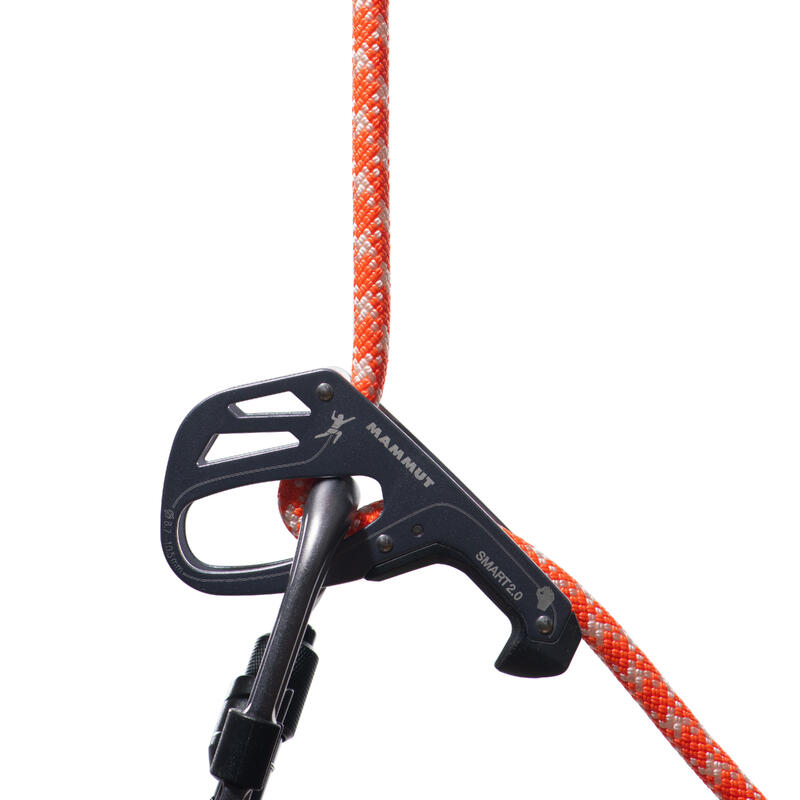 Einfachseil 9.5 Crag Classic Rope vibrant orange-white