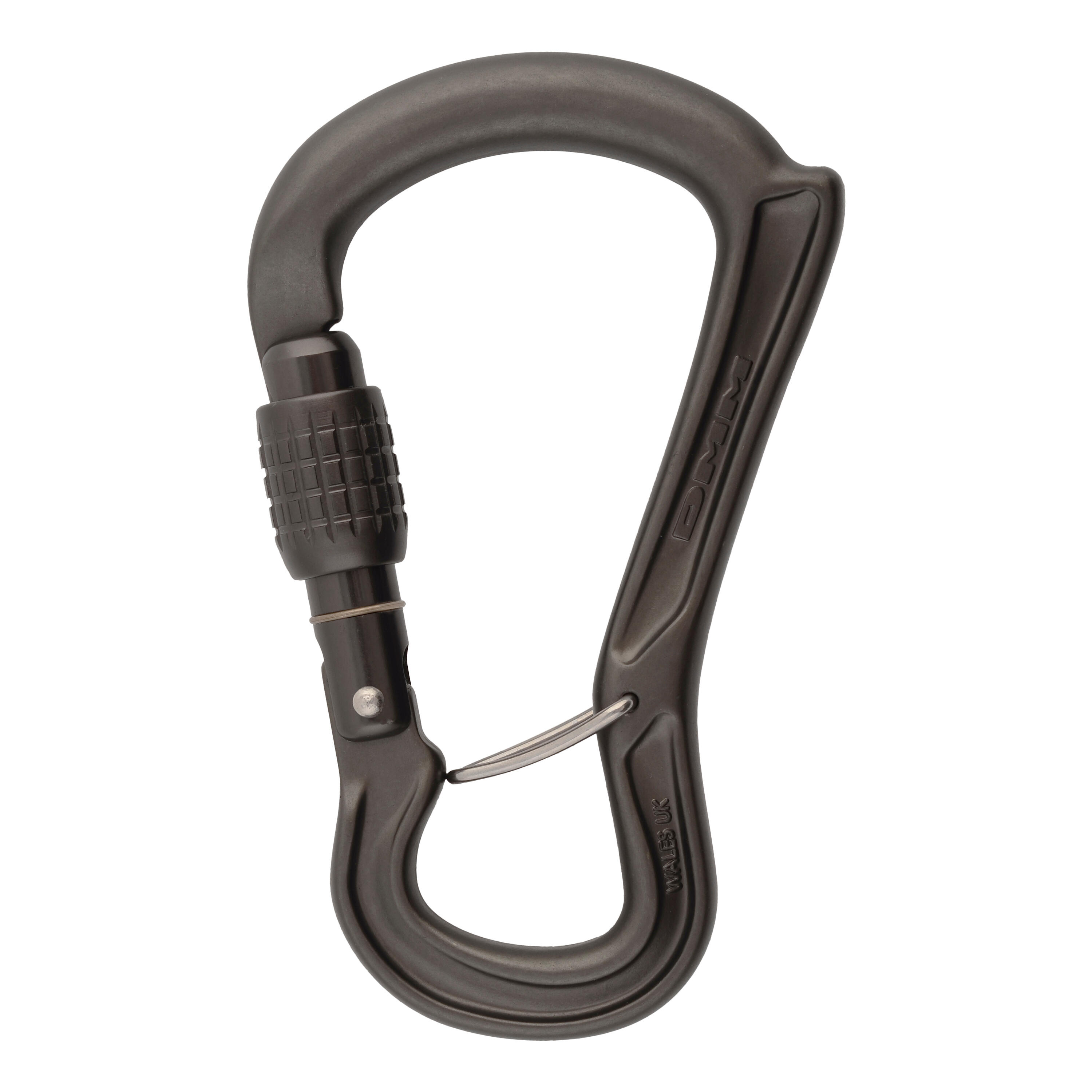 Ceros Screwgate Carabiner - Matt Grey 1/5