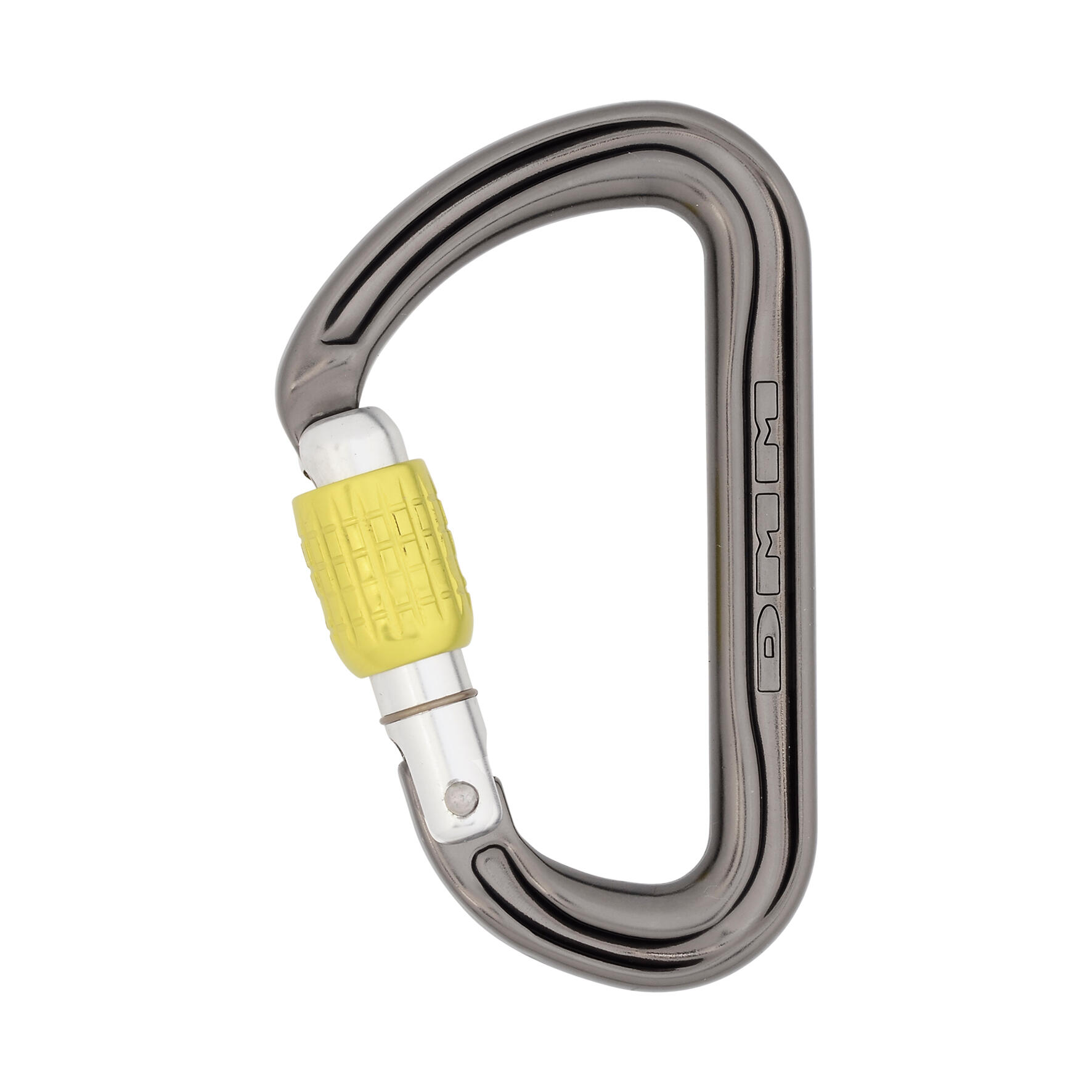 DMM Shadow Screwgate Carabiner - Titanium/Lime