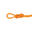 Dreifachseil 8.7 Alpine Sender Dry Rope vibrant orange-ocean