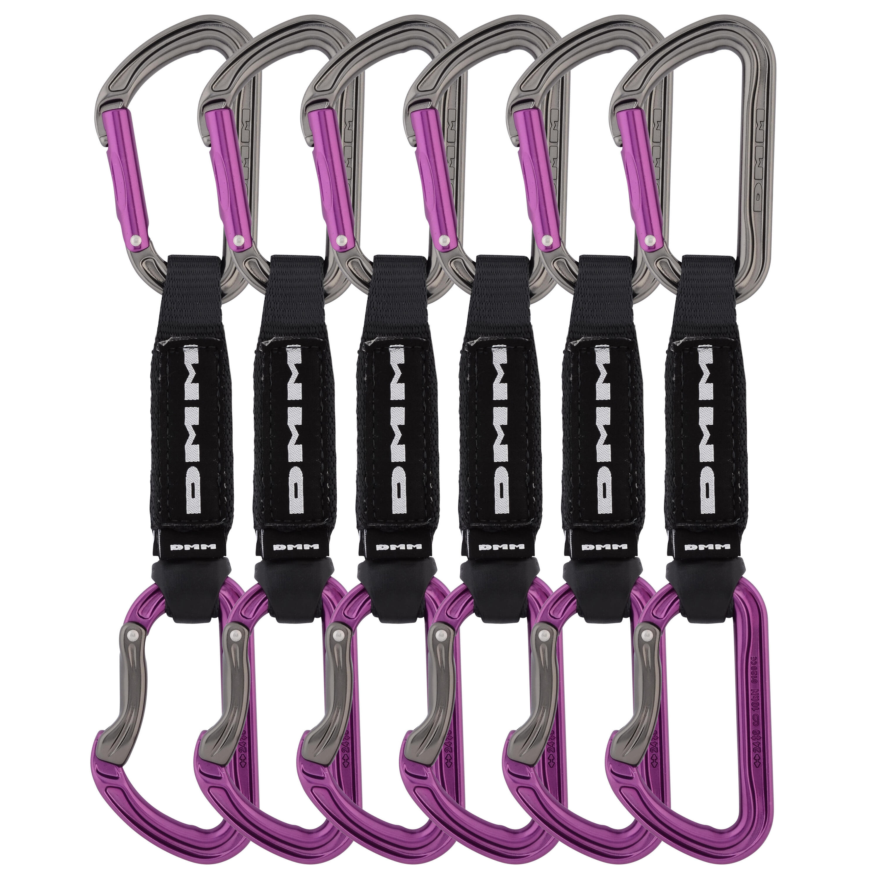 DMM Shadow Quickdraw 12cm - Purple - 6 Pack