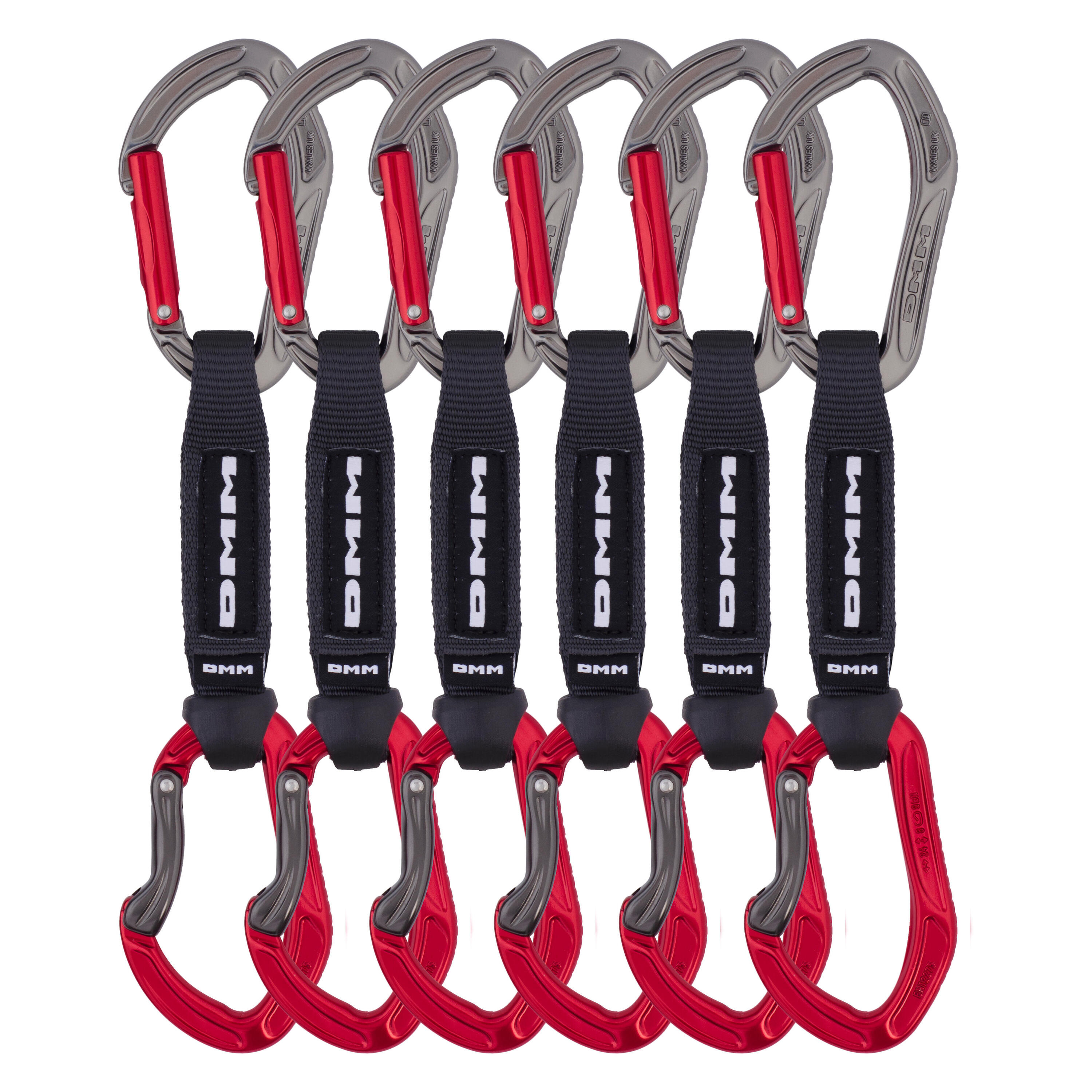 DMM Alpha Sport Quickdraw 12cm - Red - 6 Pack