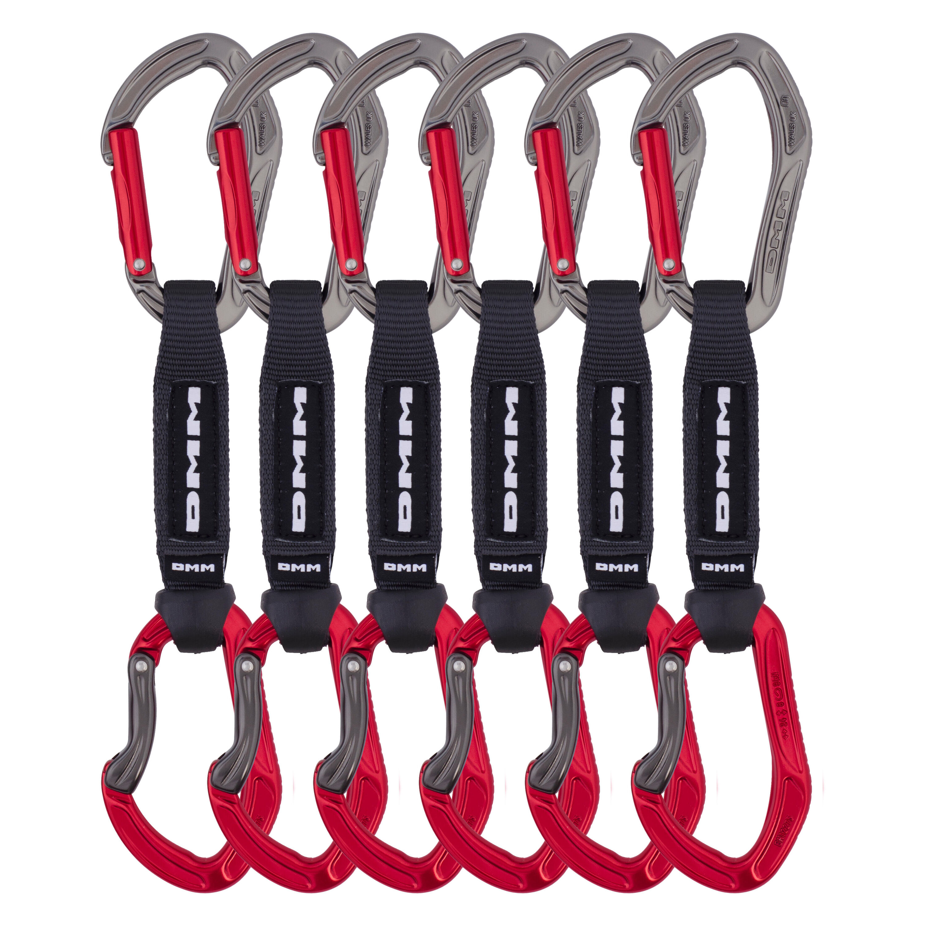 DMM Alpha Sport Quickdraw 12cm - Red - 6 Pack