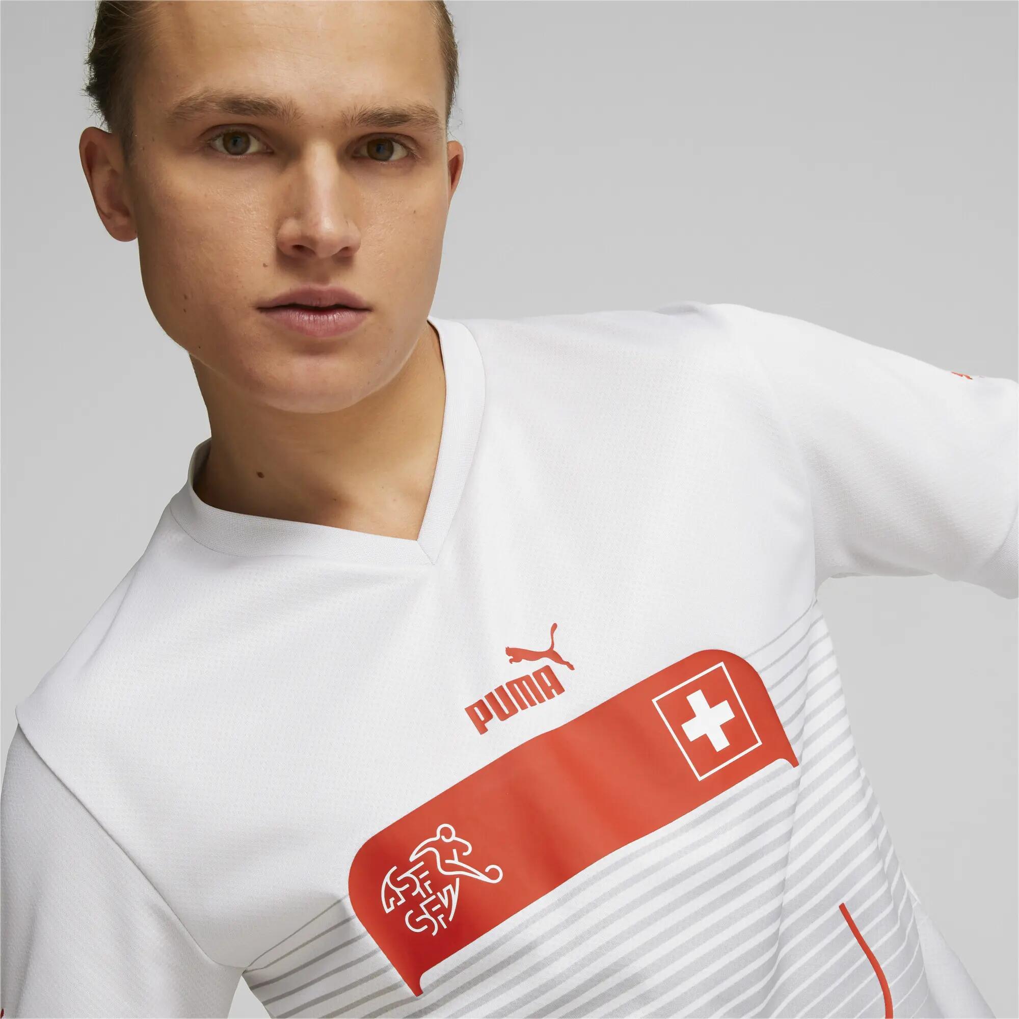 Maillot Away Suisse PUMA Nimbus Cloud Harbor Mist Gray 4/6