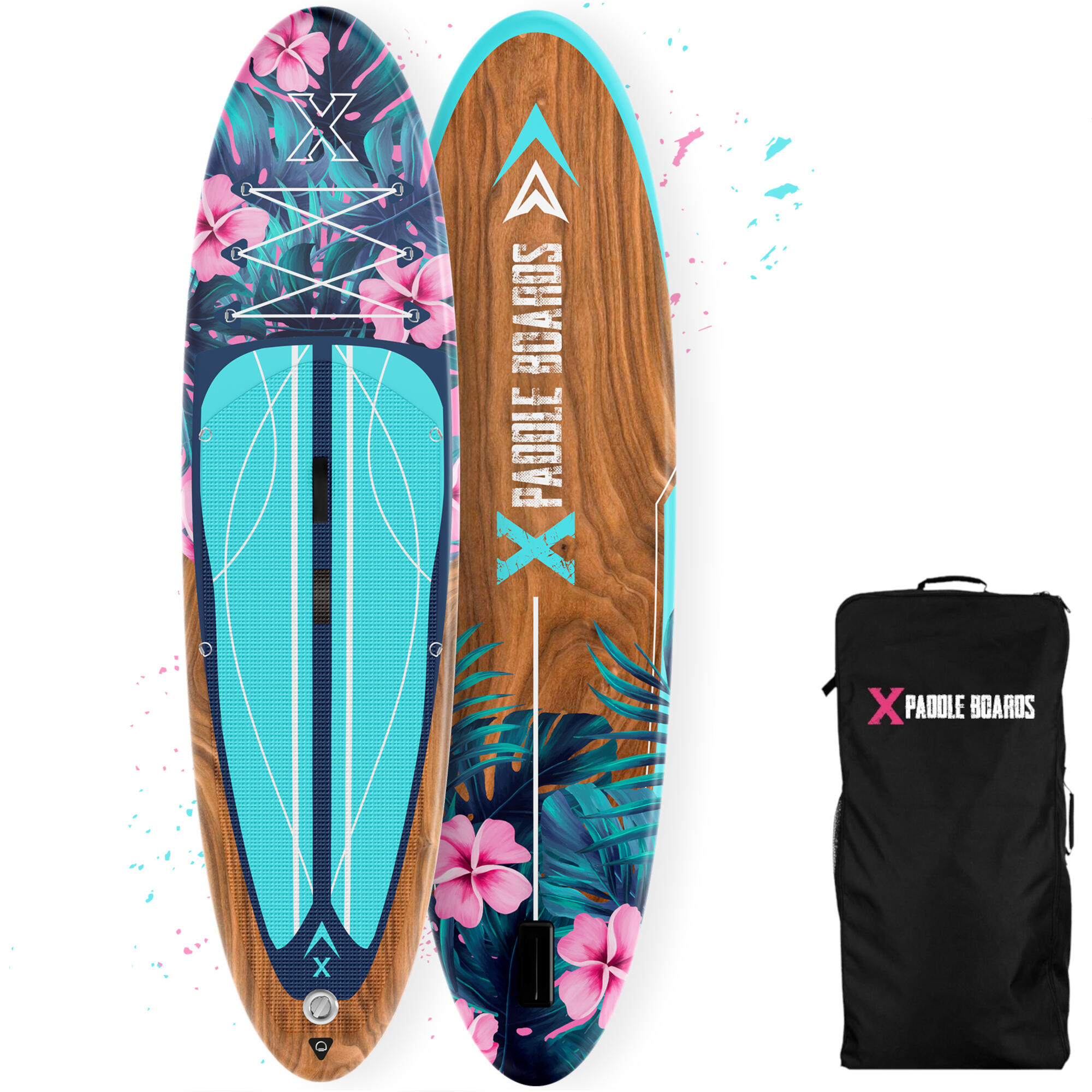 X PADDLE BOARDS SUP-Board Stand Up Paddle aufblasbar ALOHA 10'2